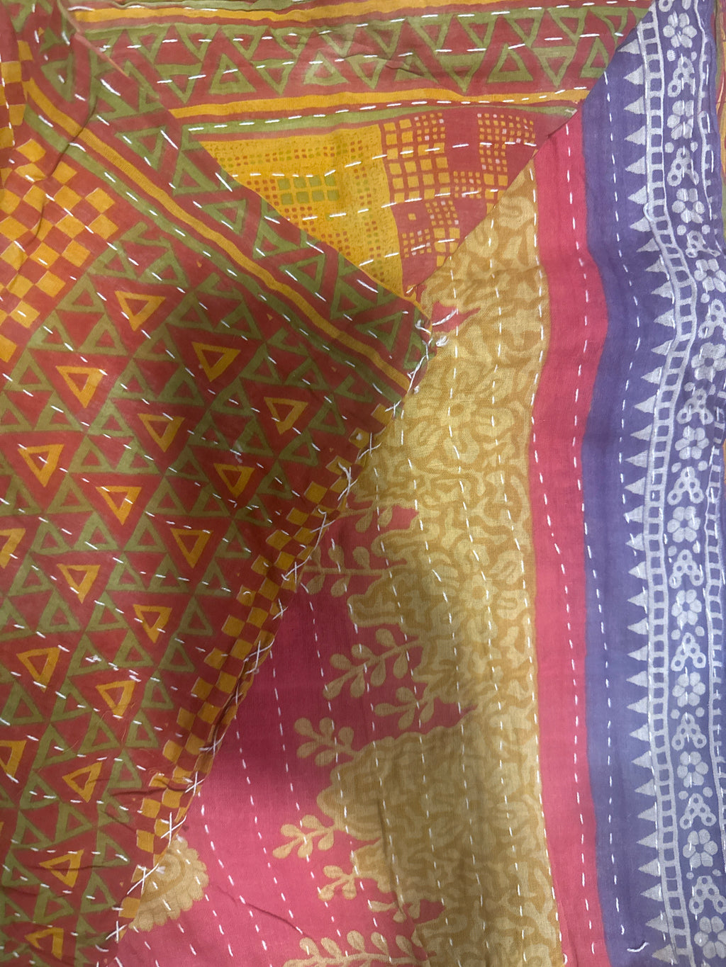  Vintage Kantha Quilts 150cm x 240cm - Stay Wild Collective  Decor