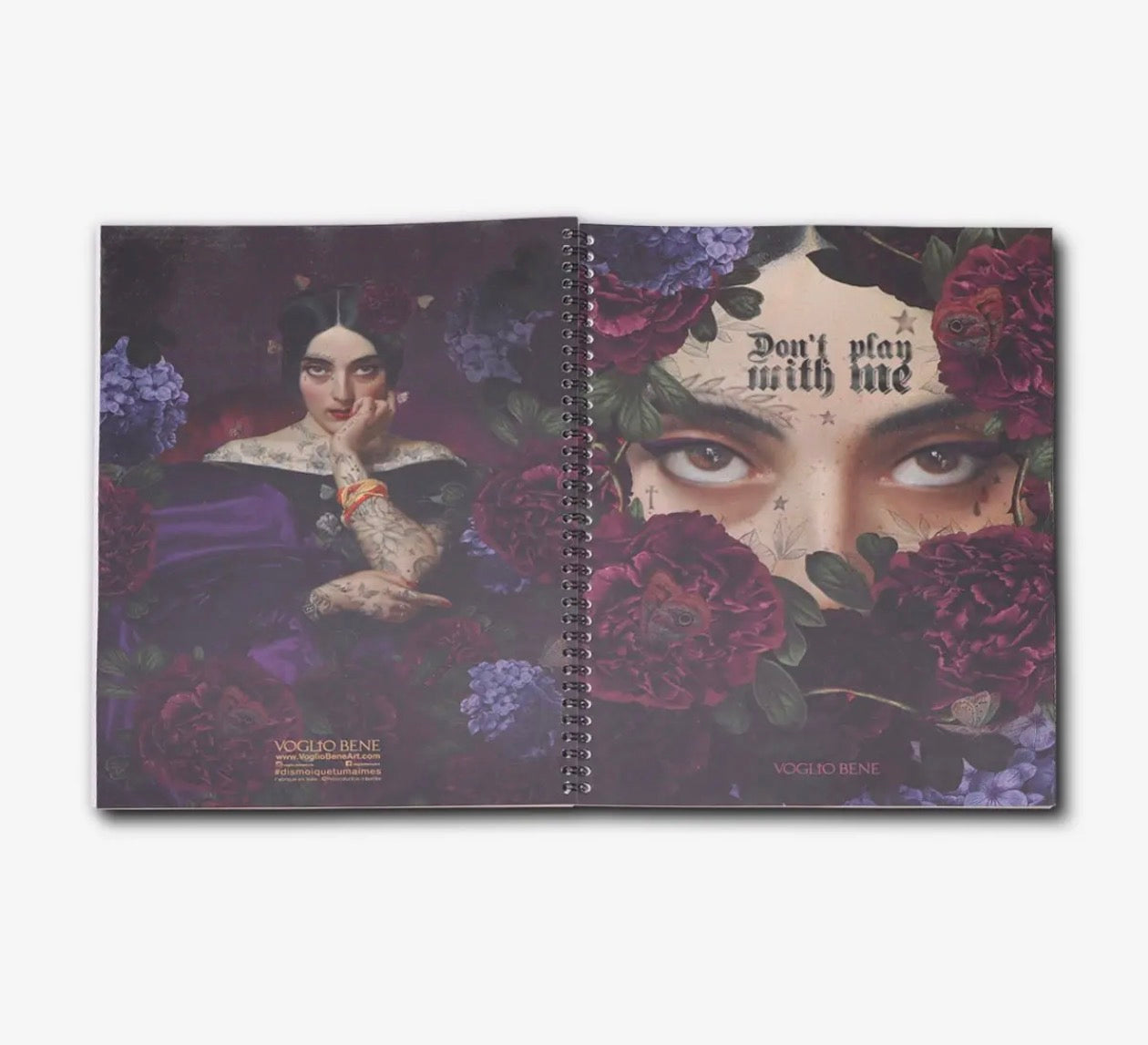  Voglio Bene A4 floral note book clementine 60 pages - Stay Wild Collective  
