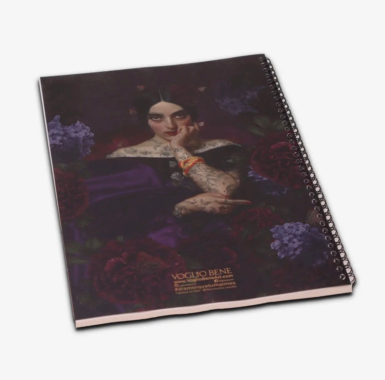  Voglio Bene A4 floral note book clementine 60 pages - Stay Wild Collective  