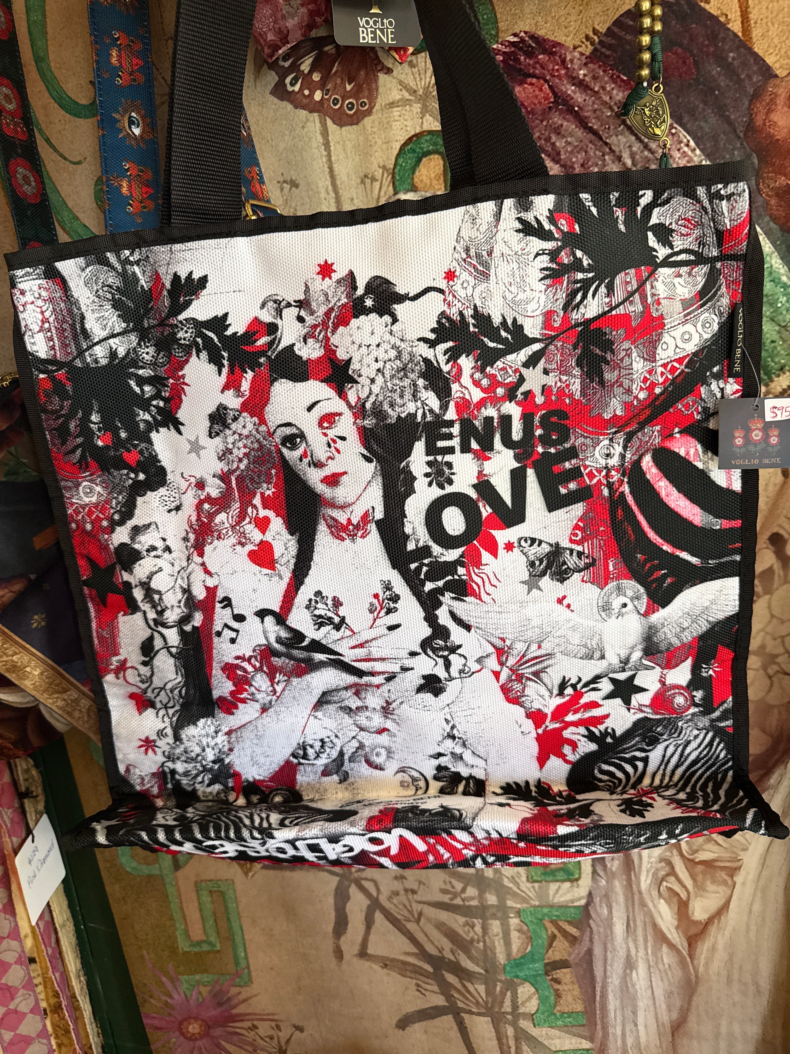 Voglio Bene large Venus love tote - Stay Wild Collective