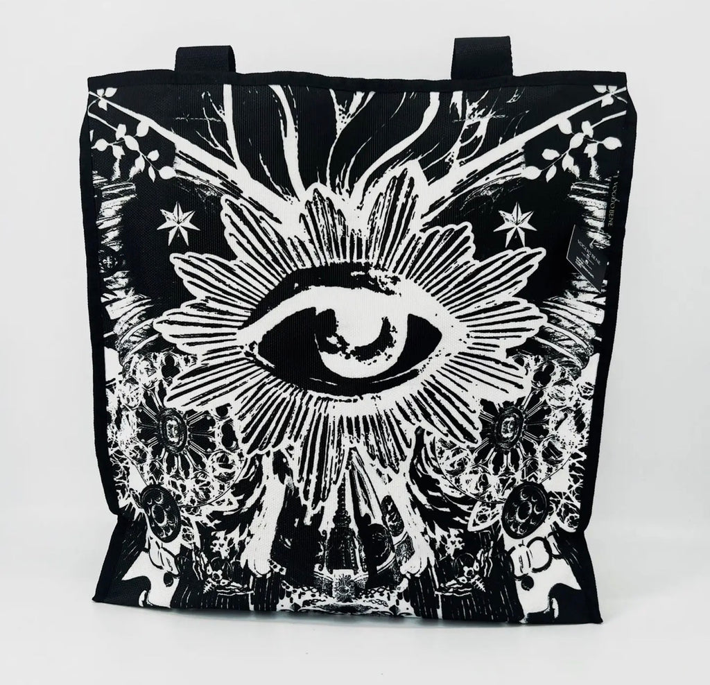   Voglio Bene large black butterfly tote - Stay Wild Collective  