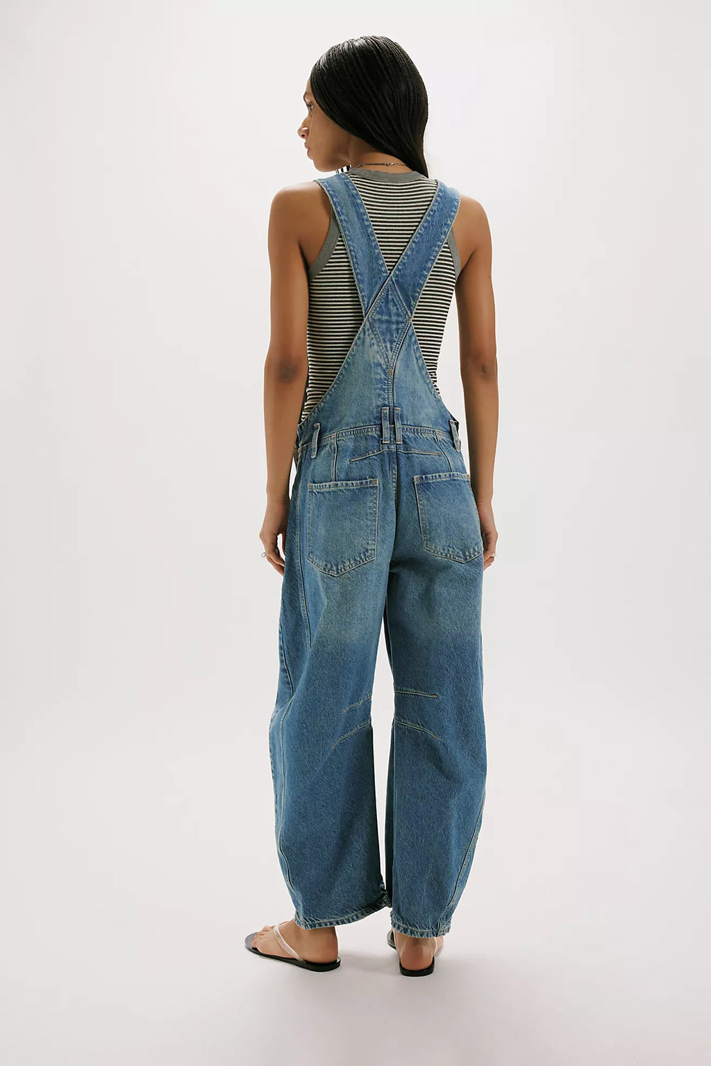  We The Free Good Luck Barrel Overalls ultra light beam free people - Stay Wild Collective  