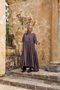 Meg by design BILLY DRESS - Linen Brown