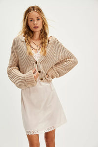 Free People Sweet Nothing Cardi - Sandcastles