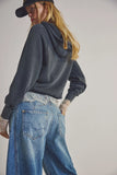 Free People Good Luck Mid-Rise Barrel Jeans | Ultra Light Beam