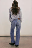 Free People Tennessee Low-Rise Boyfriend Jeans - Cowboy Romance