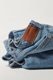 Free People Tennessee Low-Rise Boyfriend Jeans - Cowboy Romance