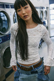 Free People Lace Layering Top | Sugar Swizzle
