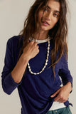 Free People Nova Long-Sleeve Tee