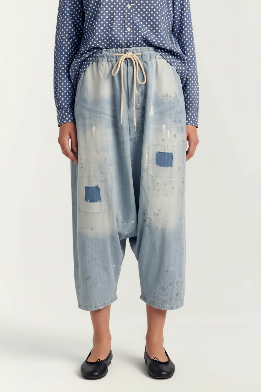 earth song  harem pants chambray house of jaded gypsy - Stay Wild Collective