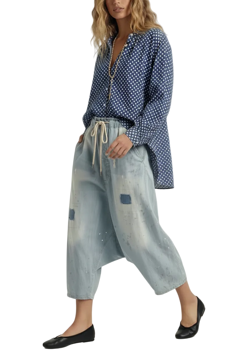 earth song  harem pants chambray house of jaded gypsy - Stay Wild Collective