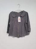 Frederic Italian linen button up jacket White