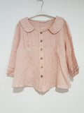 Frederic Italian linen button up jacket White