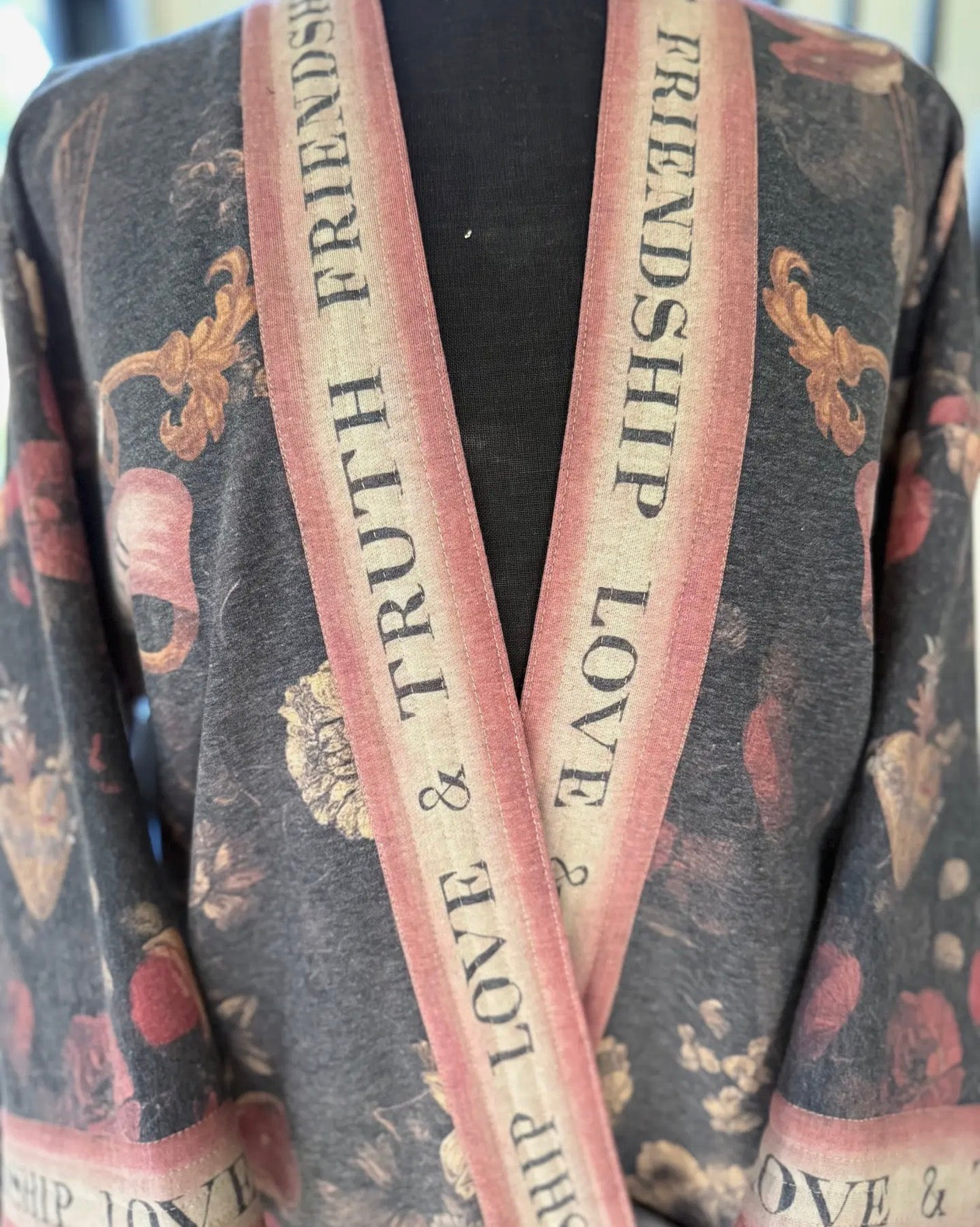   Pre order heart of gold fleece cottage cardigan - Stay Wild Collective  