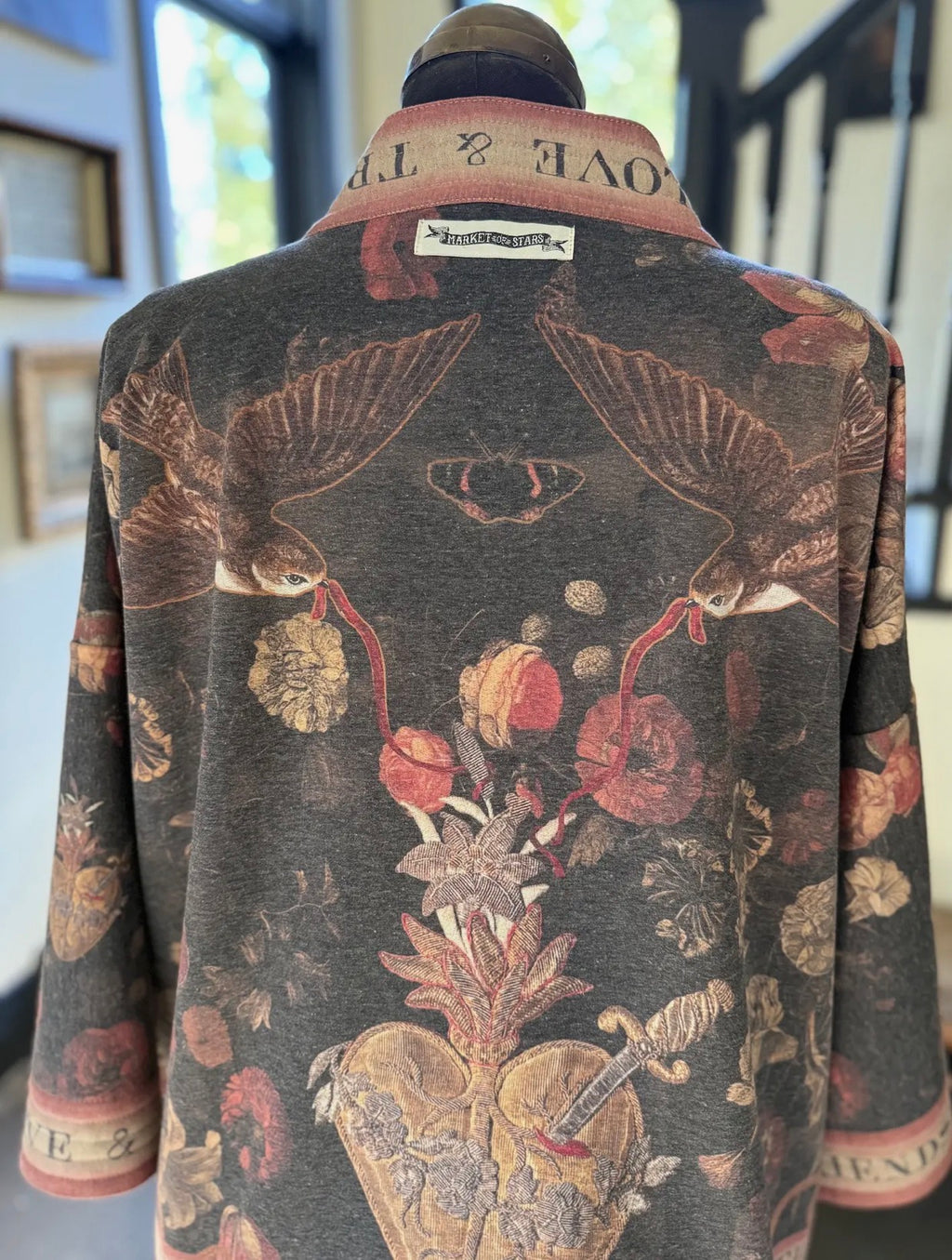   Pre order heart of gold fleece cottage cardigan - Stay Wild Collective  