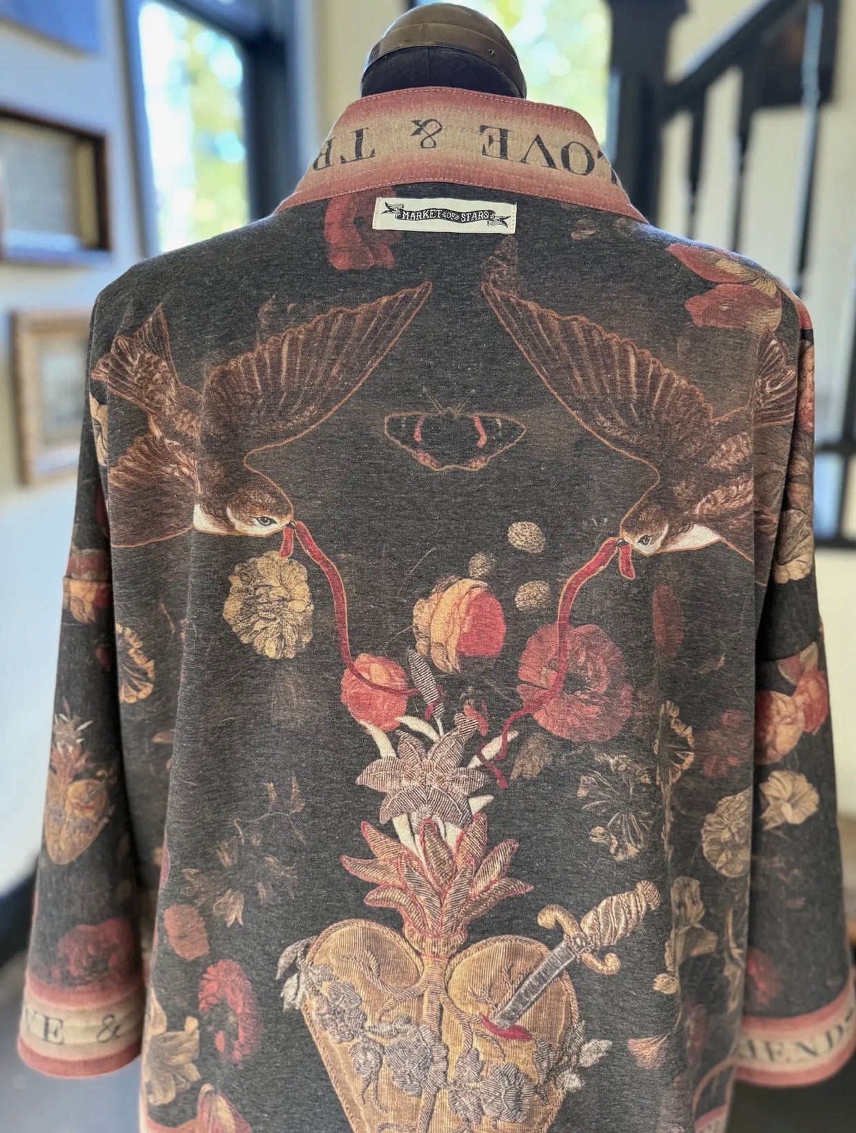   Pre order heart of gold fleece cottage cardigan - Stay Wild Collective  