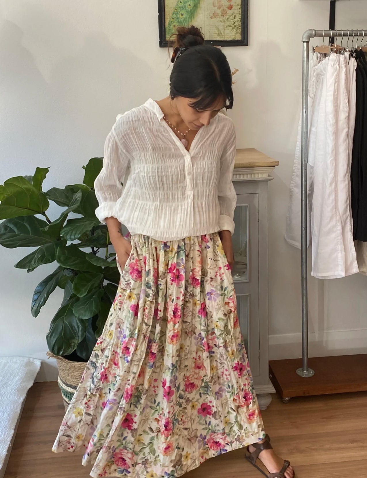 Layla Maxi Skirt in Vintage Garden Layla Maxi Skirt in Vintage Garden