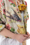 JACKET 697-POSTC-OS Floral Cropped Leni Jacket