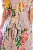 Roan Irish embroidery dress 889 lilac