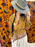 jaded gypsy Cheerful walks wrap top - Stay Wild Collective  