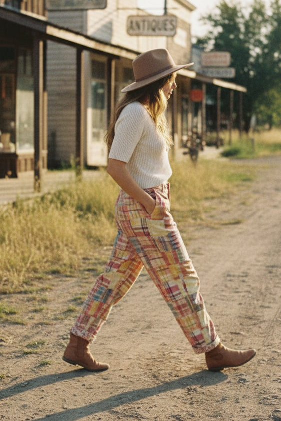  Pre order jaded gypsy travelling on pants sunrise patch - Stay Wild Collective  