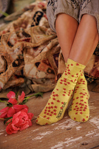 Magnolia Pearl Little Star MP Socks 171-NVRED-OS - Stay Wild Collective  Socks