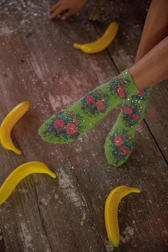 Magnolia Pearl Floral MP Socks 141-DWSON-OS - Stay Wild Collective  Socks
