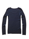 Montaigne Essential Merino Wool Scoop Neck Long Sleeve