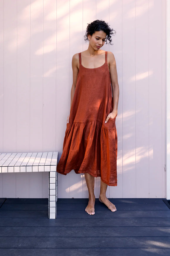 Montaigne Fabienne Linen Dress
