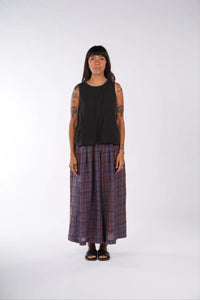 Montaigne French Linen Plaid Pants