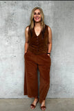 Montaigne Odette Velvet Vest