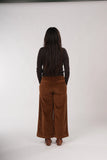 Montaigne Rene Corduroy Cotton Wide Leg Pants