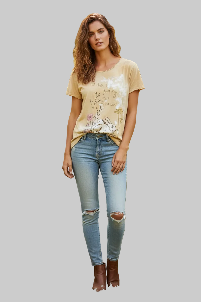  moon dance tee -my place jaded gypsy - Stay Wild Collective  