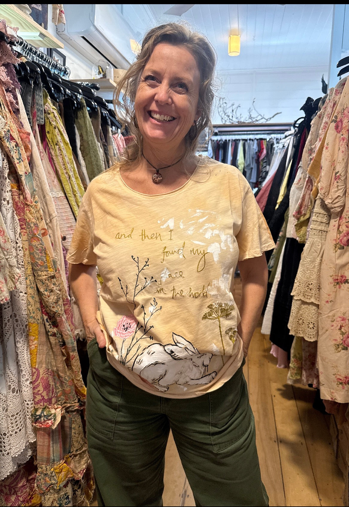  moon dance tee -my place jaded gypsy - Stay Wild Collective  