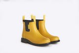 Discontinued Merry People Bobbi Gumboot | Mustard & Black (Enhanced Traction)