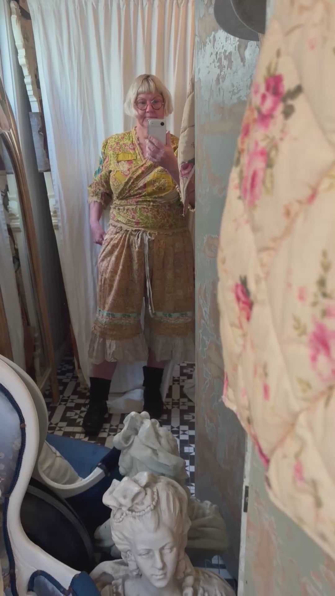 House of Jaded Gypsy Gilded dust bloomers - golden O/S