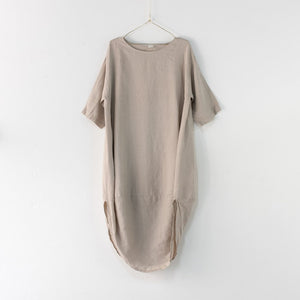 Montaigne Italian Linen Scalloped Edge Dress