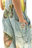 Butterfly appliqué overalls OVERALLS 051-MRPSA-OS