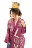 Appliqué Blessed Kimono | Cerise
