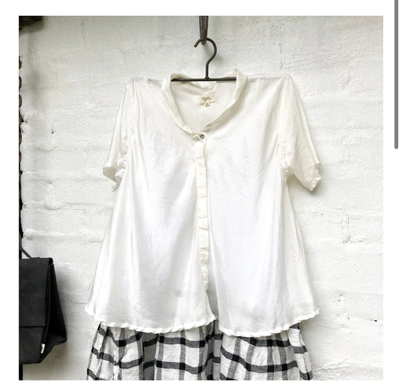 Silk Shirt White