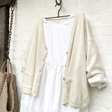 Freya Cardigan 100% Wool - Cream - Stay Wild Collective  Dresses