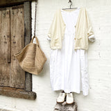 Freya Cardigan 100% Wool - Cream - Stay Wild Collective  Dresses