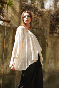 GABRIELLE TOP - COTTON SILK $220.00 AUD