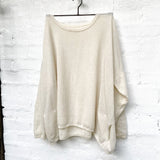 Tess Sweater 100% Wool - Cream