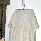 Anouk Paper Cotton Dress | Cream & Red Polka Dot