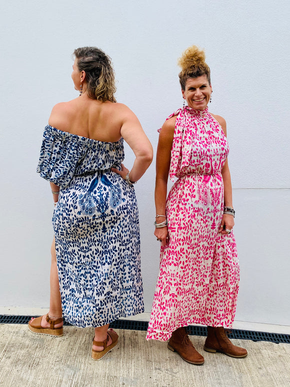 Ladli Ava Dress | Cotton | Sapphire & Ruby - Stay Wild Collective  Dresses