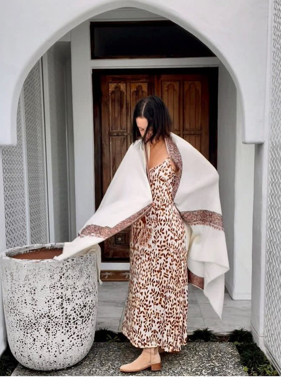 Ladli Slip Midi Dress | Jaipur Rust cotton voile - Stay Wild Collective  Dresses