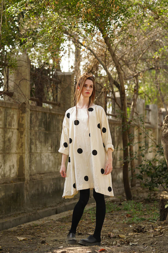 MEG BY DESIGN DOMINIQUE DRESS - COTTON TWILL O/S