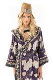Floral Appliqué Danji Kimono Magnolia Pearl 591 enigma