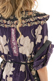 Floral Appliqué Danji Kimono Magnolia Pearl 591 enigma